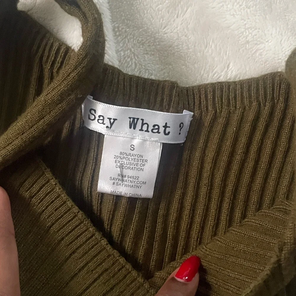 Vintage Square Neck Knit Top - Picture 2 of 2